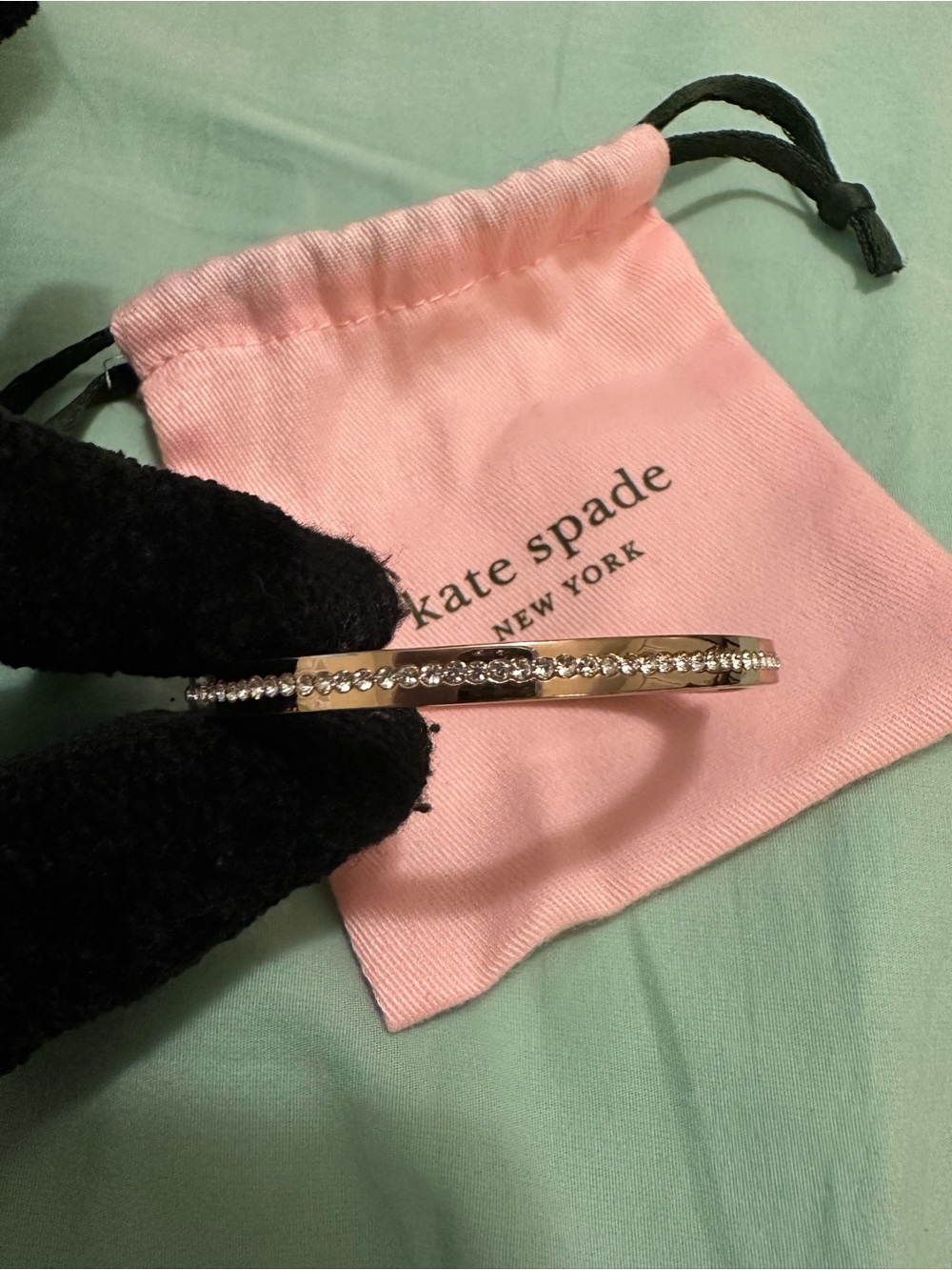 kate spade Gold Crystal Bangle